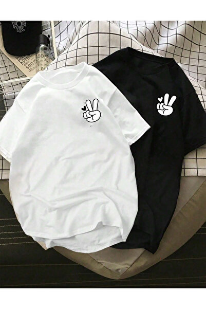 SUNFREE Tricou cu mânecă scurtă, cu decolteu tip crew, imprimat SPECIAL DE ZI...