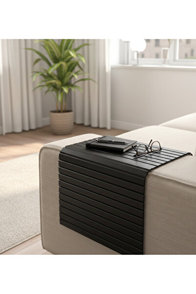 ozbience Pratik Katlanır Kolçak Tepsisi, Koltuk Kenarı, Fonksiyonel ve Şık Ta...