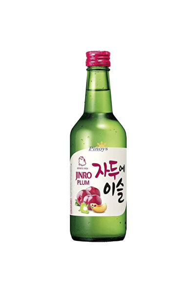 Alta Marca Traditional Korean Drink Jinro Soju with Plum Flavor, 13% Vol., 350ml
