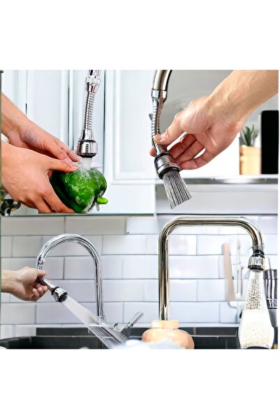 OEM Racord flexibil cu cap otel inoxidabil la 360 grade, 16cm, prelungitor de...