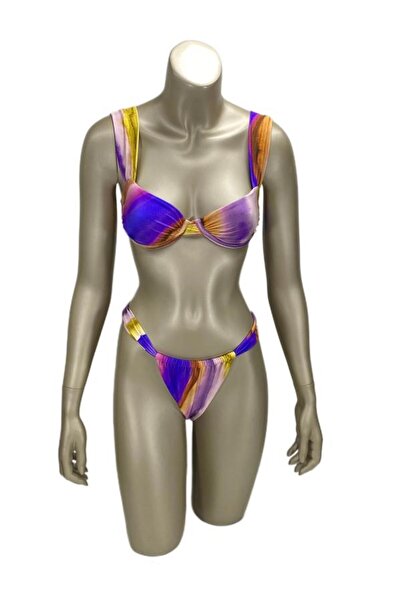 No Gossip Partea inferioară a bikiniului ajustabilă 249212-D Partea inferioar...