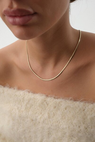 Arpaş 14 Ayar Altın Yılan Zincir Kolye