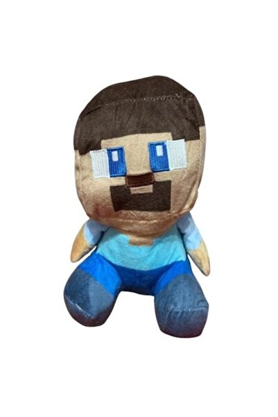 MINECRAFT Jucărie de pluș, Steve, 27 cm, Albastru