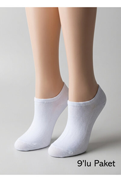 balkonda Women's Sock Sneakers 9-Piece Pack Cotton - Patya