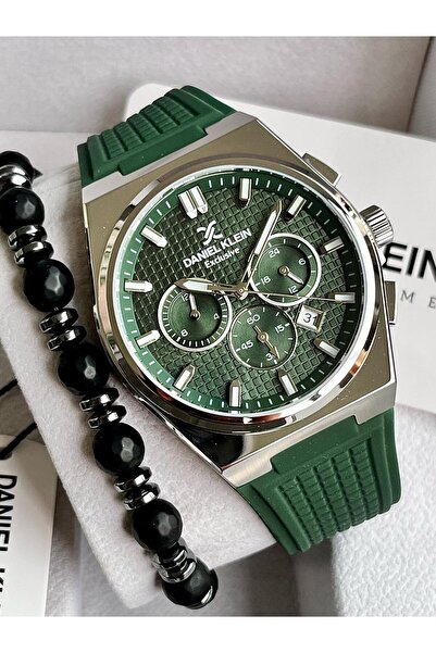 Daniel Klein Exclusive Erkek Kol Saati Silikon Kayış 3 Atm Su Geçirmez-BİLEKL...