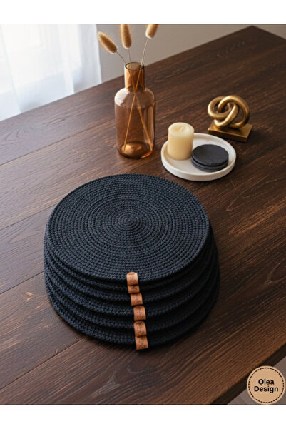 Olea 6 Adet Supla/ Amerikan Servis / Sunum Tabak Altlığı