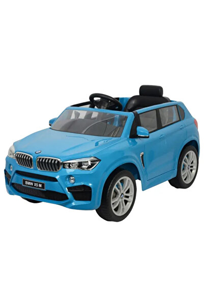 Leno سيارة أطفال كهربائية 12 فولت طراز BMW X5 - أزرق