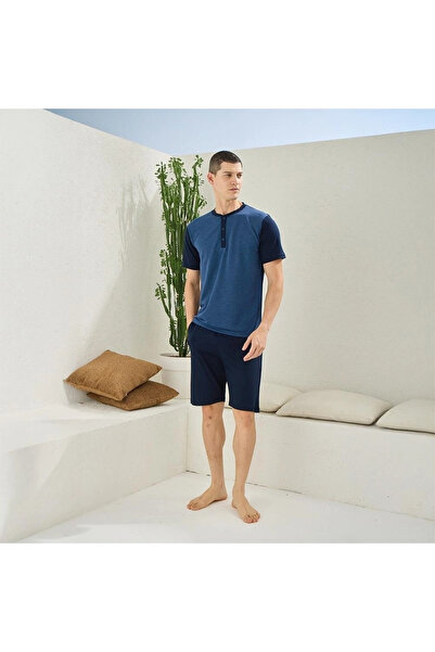 KLY 2007 Комплект мъжки шорти с V-образно деколте