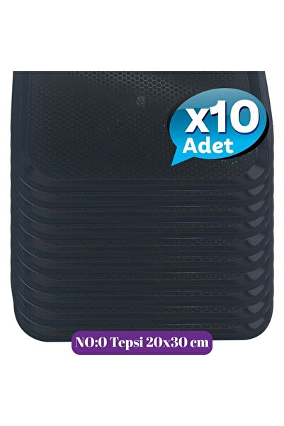 ozbience 10 Pieces 20X30 cm Service and Presentation Tray, No.0, Small Size