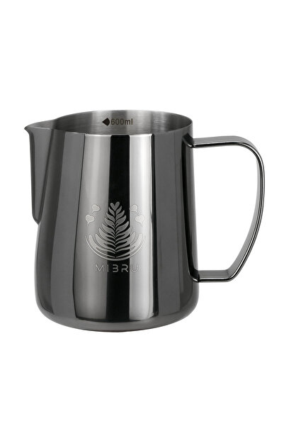 MIBRU Coffee milk froathing pitcher 600ml space black from MI3RU
