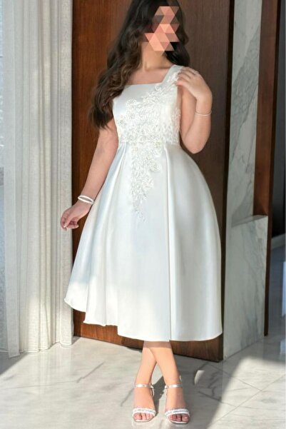 Alesaei-mondo tondo فستان سهرات سكري مطرز S01165