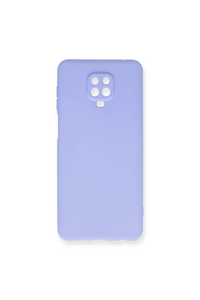 eco port حافظة ريدمي نوت 9 برو نانو من السيليكون المخملي - أرجواني