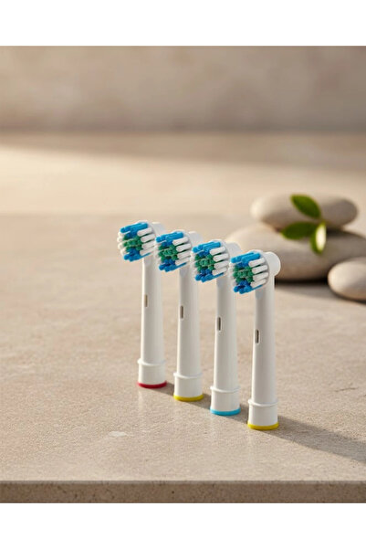 shopwave رؤوس فرشاة الأسنان الاحتياطية من نوع العائلة مع حلقة اللون من BRK - ...