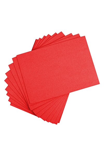 Kika Sanatsal Kağıt Renkli Mukavva 35x50 5'li Kırmızı