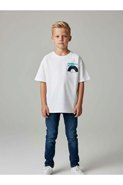 Zekids Μπλουζάκι για αγόρια από βαμβάκι με στάμπα στην πλάτη