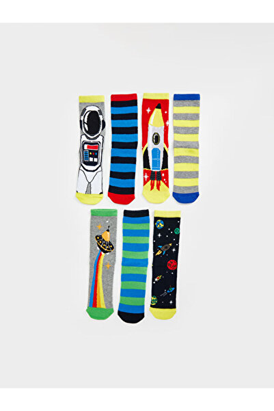 LC Waikiki منتجات فريزن ستور الفريدة من نوعها، جوارب مطرزة للأولاد، عبوة من 7...