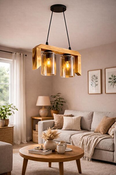 ONUR AVİZE Retro Rustik Salon Mutfak Yatak Oturma Odası Kafe Ofis için Şık Mo...