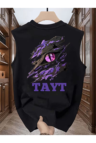 bellanova Silatrend Men's Black Original Printed Oversize Cut Cotton Crew Nec...