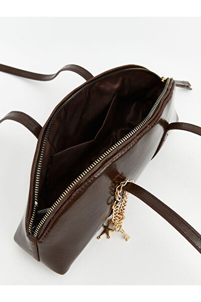 LC Waikiki GÜLİS GİYİM'DEN YENİ SEZON Kahverengi Zincir Detaylı Deri Görüünml...