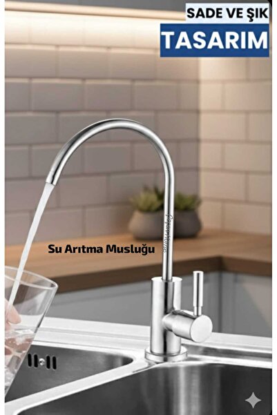 ÇEÇEN HOME Paslanmaz Çelik Su Arıtma Musluğu ,Tezgah Üstü Su Arıtma Cihazı , ...