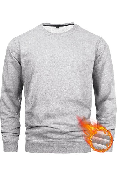OEM Men's lightweight thermal long-sleeved sweater, gray 2XL