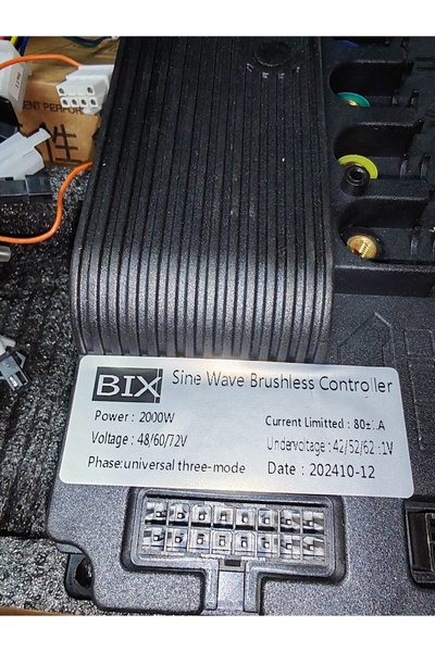 Bix Ebike 4 5 6 akülü modelere uyumlu 3000wat 80 AMPER hız beyini 120 km Hız ...