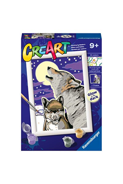 Cubic Fun Pictura pe numere lupi mistici