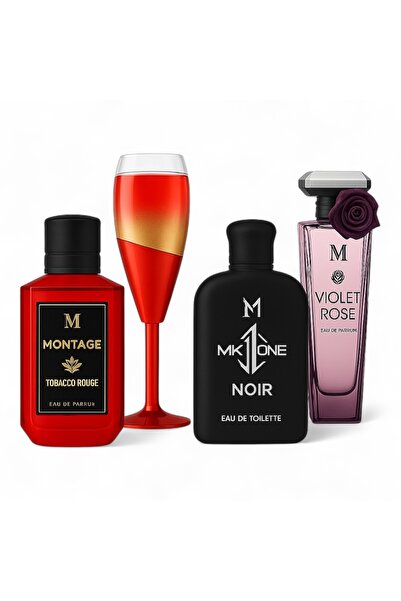 Montage Brands - Set of 4 Perfumes 1x Unixex +2x Women + 1 x Men