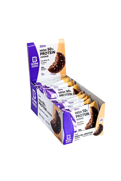 Born Winner Slim Protein Bar Cookie – Cookies and Cream 60g