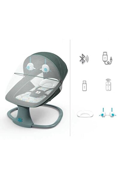 stuffix ® Leagăn electric 3 în 1 pentru bebeluși