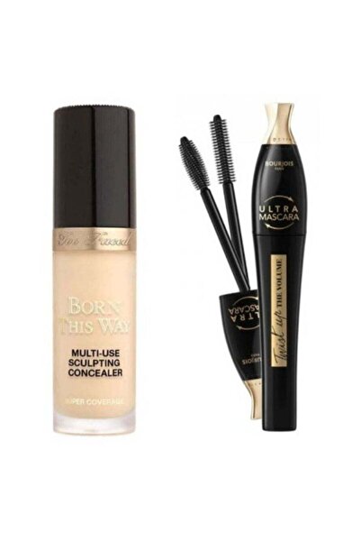 Too FacedCosmetics ماسكارا فانيلا كونسيلر + تويست أب ذا فوليوم - أسود فائق