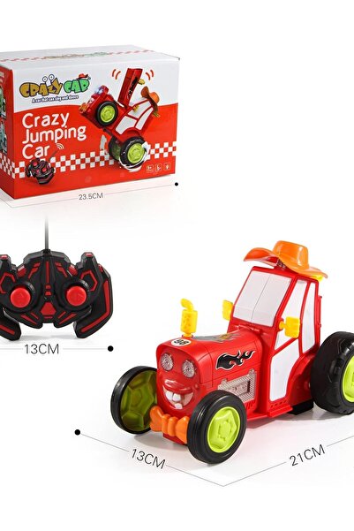 OEM Tractor car with remote control, LED headlights and sounds, 180° or 360° ...