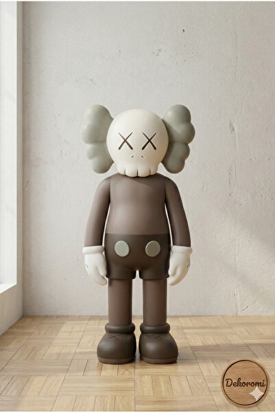 Dekoromi Dekoratif Kaws Heykeli Companion Ayakta Durabilen Dev Boy Obje (62x2...