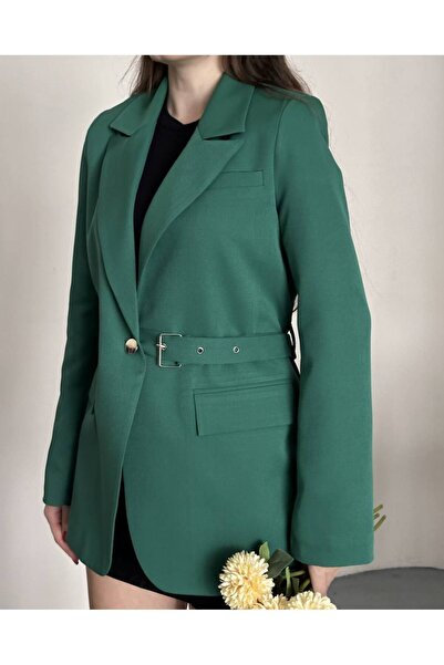 moda çağdaş Toka curea piese Jachetă tip blazer de calitate premium