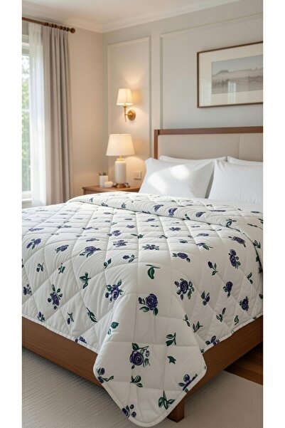 VENTİ VENTİSCA Cuvertură de pat matlasată din bumbac pentru o noapte, 200 x 2...