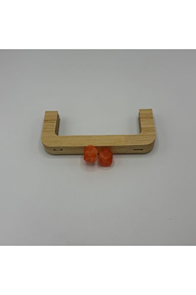 Aynalı Wooden Burs Ice Orange