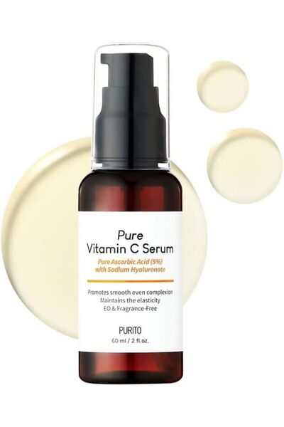 Purito Vitamin C serum, natural ingredients, vegan, hypoallergenic, soothing ...