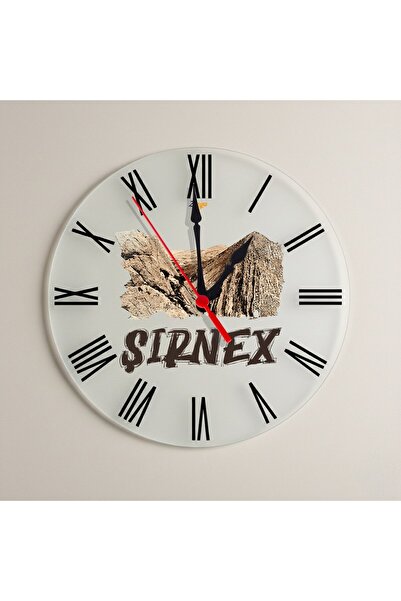 ZERYA Ceas de perete cu cifre romane, design Şirnex Şırnak Şehri