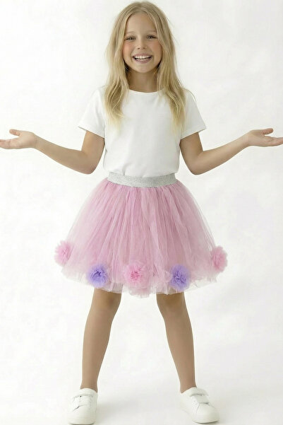 ESİLA KİDS Fusta pentru fete cu model floral 4-14 ani