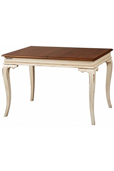 Masifart Egesta 140 cm Rustik Açılır Dikdörtgen Yemek Masası