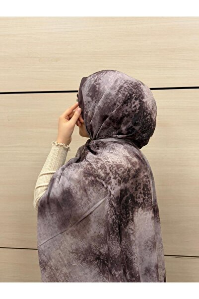 Karfa Scarfs Şal & Eşarp Antrasit Duman Desenli Bambu Kraş Şal – Soft Dokulu ...