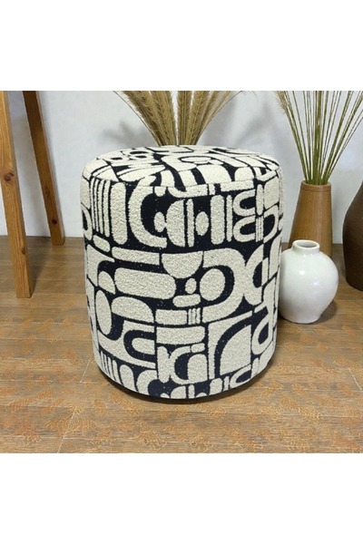 Framgan Bohem Dokuma Kumaş Puff – Yatak Ucu, Makyaj Masası ve Oturma Alanı İç...