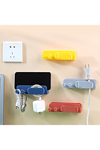 MİNGODAN Duvar Tipi Organizer & Telefon, Tablet Şarj Standı, Kablo Düzenleyic...