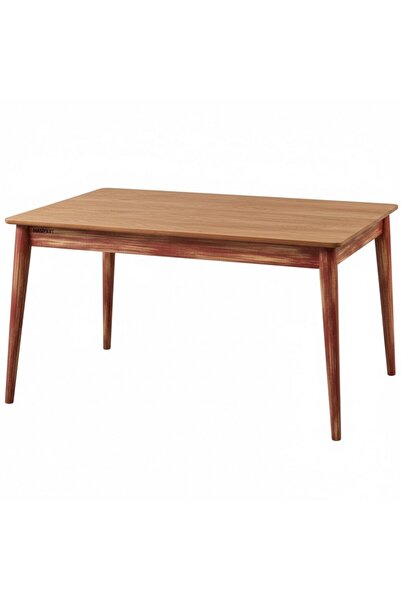 Masifart Aure 170 cm Retro Sabit Dikdörtgen Yemek Masası