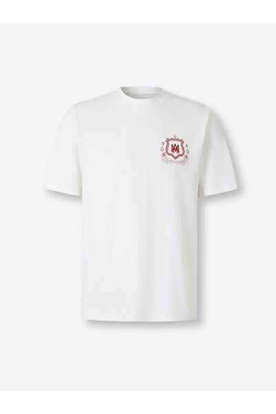 Amiri MA Arması Logolu Sırt Baskılı Pamuklu Tişört