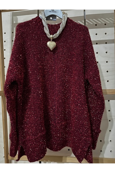 MODA S&S BZLİNE Shiny Glittery Knitwear Sweater