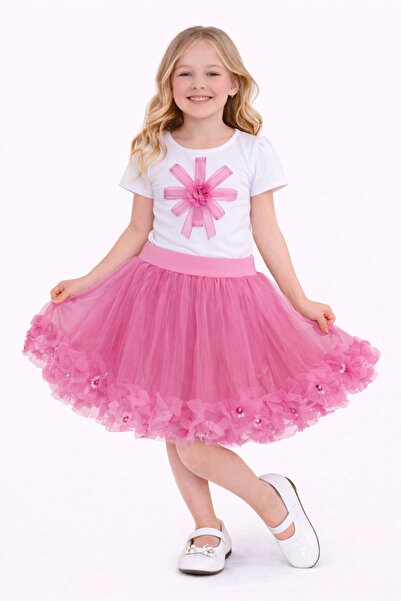 Nacar 23 Nisan 29 Ekim Gösteri Kıyafeti Kız Çocuk Modeli Badi Modeli Tütü Ete...