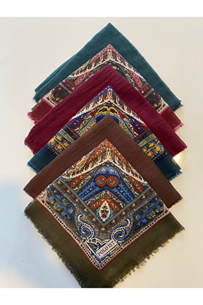 poloist 6 Mixed Patterned Cheesecloth Writing