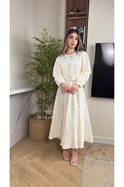 Warazan Crystal off-the-shoulder dress