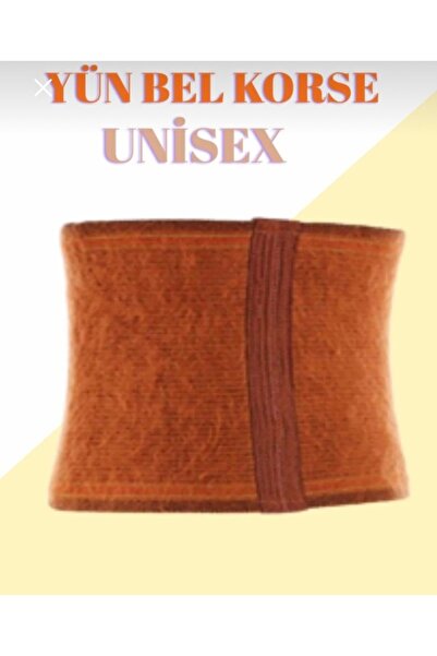 BELİNCE Camel Hair Model Wool Corset Waist Corset Waist Belt for Women and Men